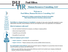 Tablet Screenshot of paulhiltonhr.com
